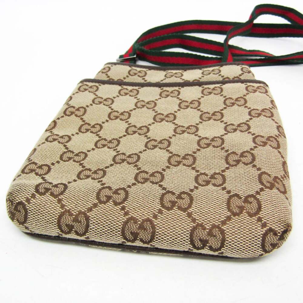 Gucci Web Strap Zip Messenger Bag Gg #251211G52B - Picture 5 of 9
